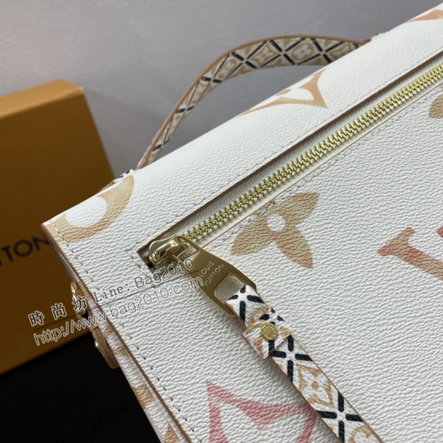 Lv路易威登2023專櫃新款Pochette Metis手袋 LV手提單肩斜挎女包 M23055 ydh5106
